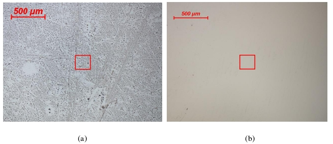 大氣常壓等離子清洗前后K9玻璃基片表面機(jī)油分布狀況